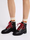 Thumbnail 5 of Penelope Chilvers Women's Cortina Leather/Shearling Boot - Black