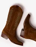 Thumbnail 4 of Penelope Chilvers Women's Goldie Embroidered Cowboy Boots - Peat
