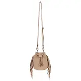 Thumbnail 1 of Penelope Chilvers Women's Mini Fringe Suede Bag - Taupe