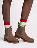 Thumbnail 2 of Penelope Chilvers Women's Oscar Suede Chelsea Boots - Sesame/Bronze
