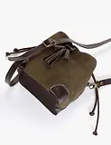 Thumbnail 2 of Penelope Chilvers Women's Suede Fortune Teller Bag - Bitter Chocolate/Khaki