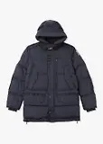 Thumbnail 13 of Parajumpers Men's Harraseeket Hooded Down Parka Jacket - Blue Navy