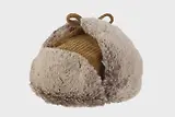Thumbnail 3 of Stetson Seldovia Corduroy Jersey Aviator Hat - Beige