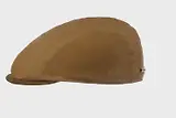 Thumbnail 5 of Stetson Ivy Waxed Cotton Flat Cap Hat - Chestnut Brown