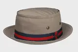 Thumbnail 6 of Stetson Classic Band Pork Pie Cloth Hat - Dark Navy