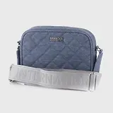 Thumbnail 2 of Barbour International Women's Denim Quilted Sloane Crossbody Bag - Light Denim