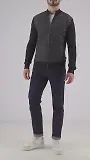 Thumbnail 8 of Barbour Men's Essential Carn Baffle Zip Through Jumper - Black