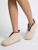 Thumbnail 5 of Penelope Chilvers Women's Puck Fleece Slipper - Ivory