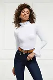 Thumbnail 7 of Holland Cooper Women's Lilibet Jersey Tee - White