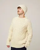 Thumbnail 3 of Peregrine Milliner Ribbed Beanie - Ecru