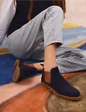 Thumbnail 3 of Penelope Chilvers Women's Safari Suede Boots - Navy/Cinnamon