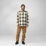 Thumbnail 3 of Fjällräven Men's Singi Flannel Overshirt - Dark Navy-Wood Brown