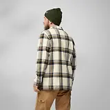 Thumbnail 4 of Fjällräven Men's Singi Flannel Overshirt - Dark Navy-Wood Brown