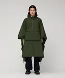 Thumbnail 2 of Snow Peak FR 2L Down Poncho - Dark Olive