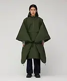 Thumbnail 5 of Snow Peak FR 2L Down Poncho - Dark Olive