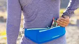 Thumbnail 12 of RUFFWEAR Trail Runner Running Belt (Small/Medium) Blue Pool