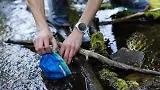 Thumbnail 7 of RUFFWEAR Trail Runner Ultralight Dog Bowl - Blue Pool