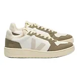 Thumbnail 1 of Veja Men's V 82 Grained Leather Trainers - White Natural Kaki