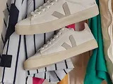 Thumbnail 6 of VEJA Women's Campo Leather Sneaker - White Natural