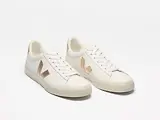 Thumbnail 3 of VEJA Women's Campo Leather Sneaker - White Platine