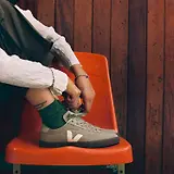 Thumbnail 4 of Veja Women's Panenka Suede Sneakers - Taupe Pierre Bark