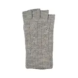Thumbnail 9 of Dents Women's Fingerless Cable Knit Gloves - Dove Grey