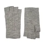 Thumbnail 10 of Dents Women's Fingerless Cable Knit Gloves - Dove Grey