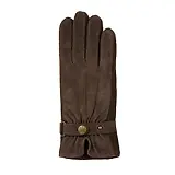 Thumbnail 9 of Dents Women's Laura Three-Point Fleece-Lined Suede Gloves - Mocca