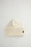 Thumbnail 3 of Woolrich Women's Made in Italy Wool-Blend Beanie and Scarf Gift Set - Milky Cream