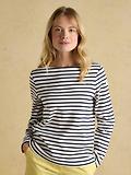 Thumbnail 2 of Joules Women's Harbour Long Sleeve Top - Cream/Navy Stripe