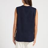 Thumbnail 3 of Joules Women's Holly Long Knitted Vest - Navy