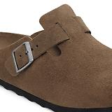 Thumbnail 8 of Birkenstock Boston Soft Footbed Suede Leather Narrow Clogs - Dark Tea Tonal