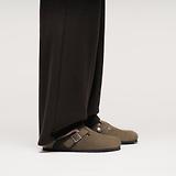 Thumbnail 5 of Birkenstock Boston Soft Footbed Suede Leather Narrow Clogs - Dark Tea Tonal