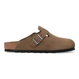 Thumbnail 3 of Birkenstock Boston Soft Footbed Suede Leather Narrow Clogs - Dark Tea Tonal