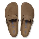 Thumbnail 2 of Birkenstock Boston Soft Footbed Suede Leather Narrow Clogs - Dark Tea Tonal