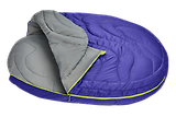 Thumbnail 4 of RUFFWEAR Highlands Dog Sleeping Bag - Huckleberry Blue (Medium)