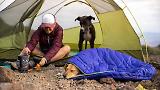 Thumbnail 10 of RUFFWEAR Highlands Dog Sleeping Bag - Huckleberry Blue (Medium)