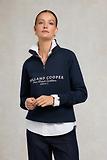 Thumbnail 2 of Holland Cooper Women's Sporting Goods Zip Henley - Ink Navy