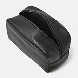 Thumbnail 5 of Lyle & Scott Leather Wash Bag - Jet Black