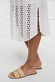 Thumbnail 2 of Holland Cooper Women's Monogram Slides - Natural Straw