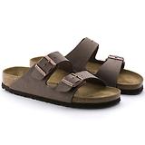 Thumbnail 5 of Birkenstock Unisex Arizona Birko-Flor Nubuck Sandals - Mocca