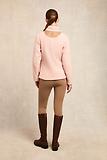 Thumbnail 4 of Holland Cooper Women's Country Fleece Quarter Zip - Soft Pink