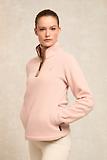 Thumbnail 2 of Holland Cooper Women's Country Fleece Quarter Zip - Soft Pink