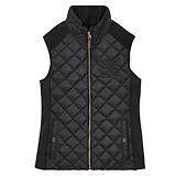 Thumbnail 1 of Joules Women's Braemar Luxe Showerproof Diamond Quilted Gilet - Black
