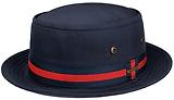 Thumbnail 1 of Stetson Classic Band Pork Pie Cloth Hat - Dark Navy