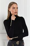 Thumbnail 9 of Holland Cooper Women's Buttoned Knit Roll Neck - Black
