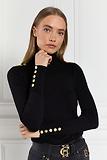Thumbnail 6 of Holland Cooper Women's Buttoned Knit Roll Neck - Black