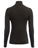 Thumbnail 7 of Holland Cooper Women's Seattle Roll Neck Cable Knit - Fern Green