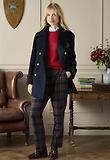 Thumbnail 9 of Joules Women's Belchamp Wool Blend Peacoat with Beaded Badge - Navy