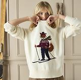 Thumbnail 7 of Joules Women's Jonty Ski Intarsia Knit Jumper - Oatmeal